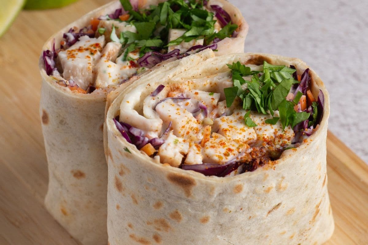 Wrap veggie houmous & crudités